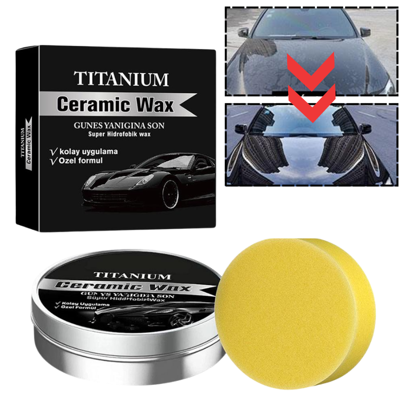 Car Wax Ceramic Coating - 1-5 szt. Ceramiczny wosk w kremie,