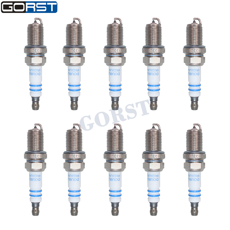 Bosch Spark Plug Iridium - 10 szt. Świec zapłonowych M14x1.25 z