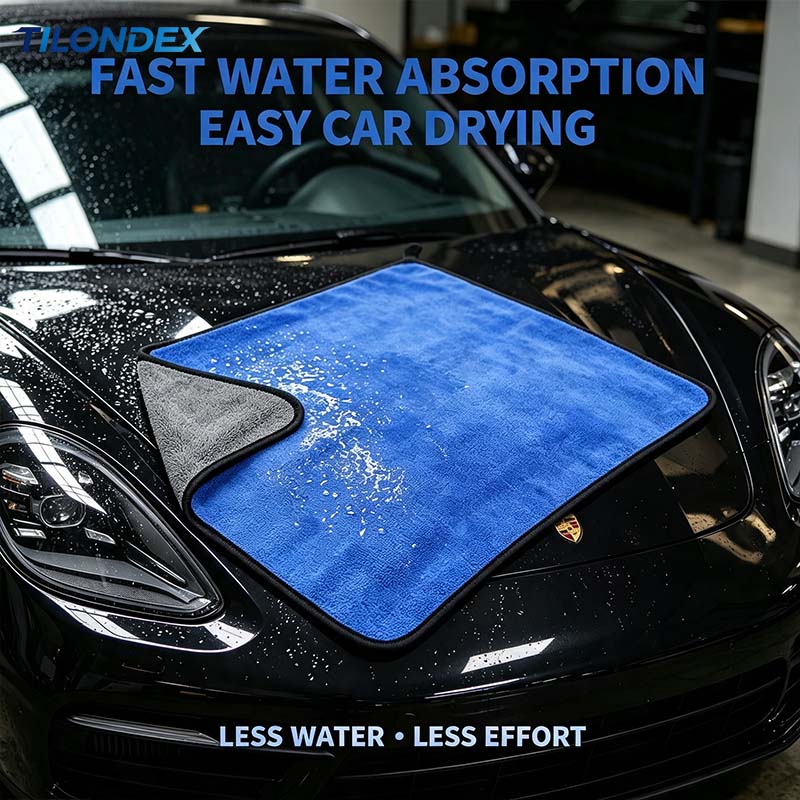 Microfiber Towel Detailing - TILONDEX Niebieski Ręcznik z Mikrofibry do